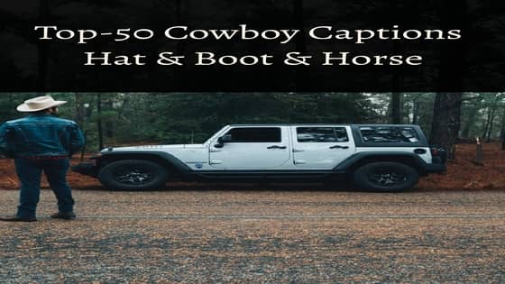 Top 50 Cowboy Captions for Instagram | Savage Rodeo Captions